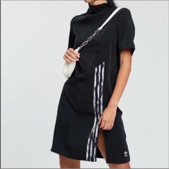 Adidas x Daniëlle Cathari Mock Neck Shift Dress. Black. Great condition! Size XS - Picture 1 of 12